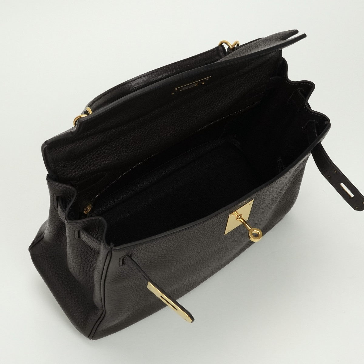 エルメス HERMES ケリー28 ケリー 28 バッグ トートバッグ ショルダーバッグ トリヨンクレマンス ブラウン brown 茶 ゴールド金具 内縫い