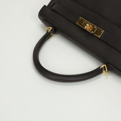 エルメス HERMES ケリー28 ケリー 28 バッグ トートバッグ ショルダーバッグ トリヨンクレマンス ブラウン brown 茶 ゴールド金具 内縫い