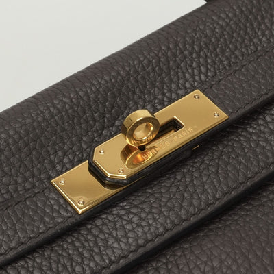 エルメス HERMES ケリー28 ケリー 28 バッグ トートバッグ ショルダーバッグ トリヨンクレマンス ブラウン brown 茶 ゴールド金具 内縫い
