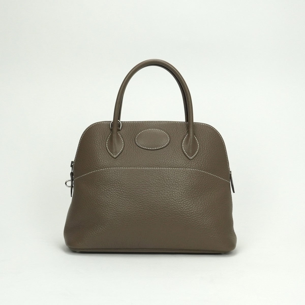 HERMES 헤르메스 Bolide 31 Bolide 31 가방 토트백 숄더백 Taurillon Clemence Etoupe 그레이 그레이 실버 하드웨어 핸드백 2WAY 백