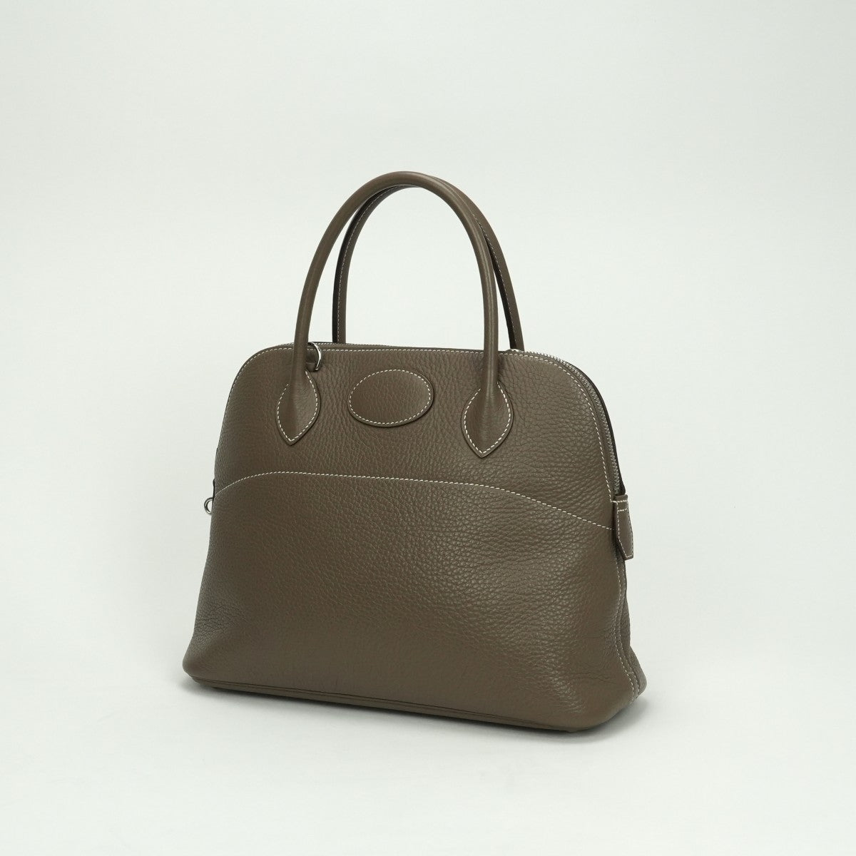 HERMES 헤르메스 Bolide 31 Bolide 31 가방 토트백 숄더백 Taurillon Clemence Etoupe 그레이 그레이 실버 하드웨어 핸드백 2WAY 백