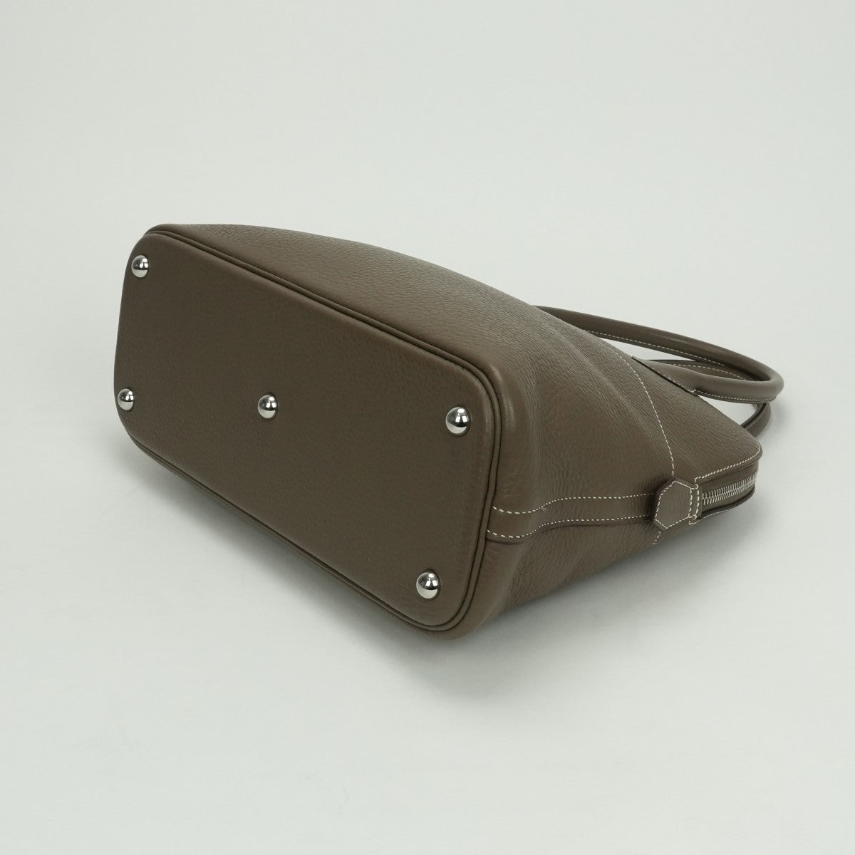 HERMES 헤르메스 Bolide 31 Bolide 31 가방 토트백 숄더백 Taurillon Clemence Etoupe 그레이 그레이 실버 하드웨어 핸드백 2WAY 백