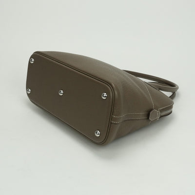 HERMES 헤르메스 Bolide 31 Bolide 31 가방 토트백 숄더백 Taurillon Clemence Etoupe 그레이 그레이 실버 하드웨어 핸드백 2WAY 백