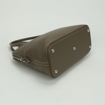 HERMES 헤르메스 Bolide 31 Bolide 31 가방 토트백 숄더백 Taurillon Clemence Etoupe 그레이 그레이 실버 하드웨어 핸드백 2WAY 백