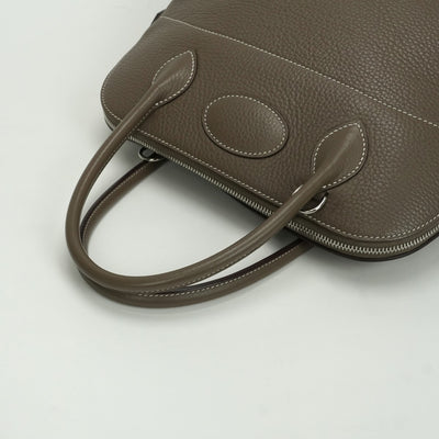 HERMES 헤르메스 Bolide 31 Bolide 31 가방 토트백 숄더백 Taurillon Clemence Etoupe 그레이 그레이 실버 하드웨어 핸드백 2WAY 백