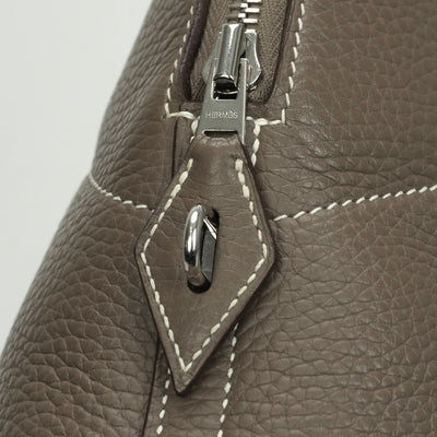 HERMES 헤르메스 Bolide 31 Bolide 31 가방 토트백 숄더백 Taurillon Clemence Etoupe 그레이 그레이 실버 하드웨어 핸드백 2WAY 백