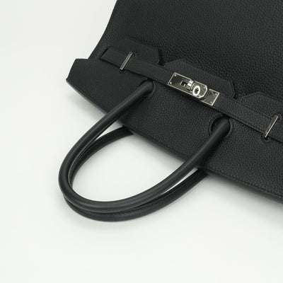 エルメス HERMES バーキン35 バーキン 35 バッグ トートバッグ トゴ ノワール Noir ブラック black 黒 シルバー金具