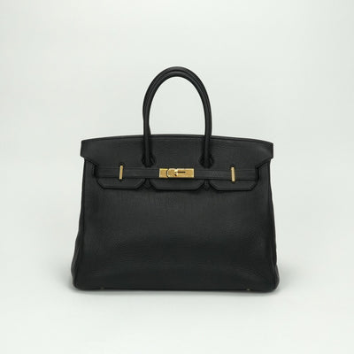 エルメス HERMES バーキン35 バーキン 35 バッグ トートバッグ トゴ ノワール noir ブラック Black 黒 ゴールド金具