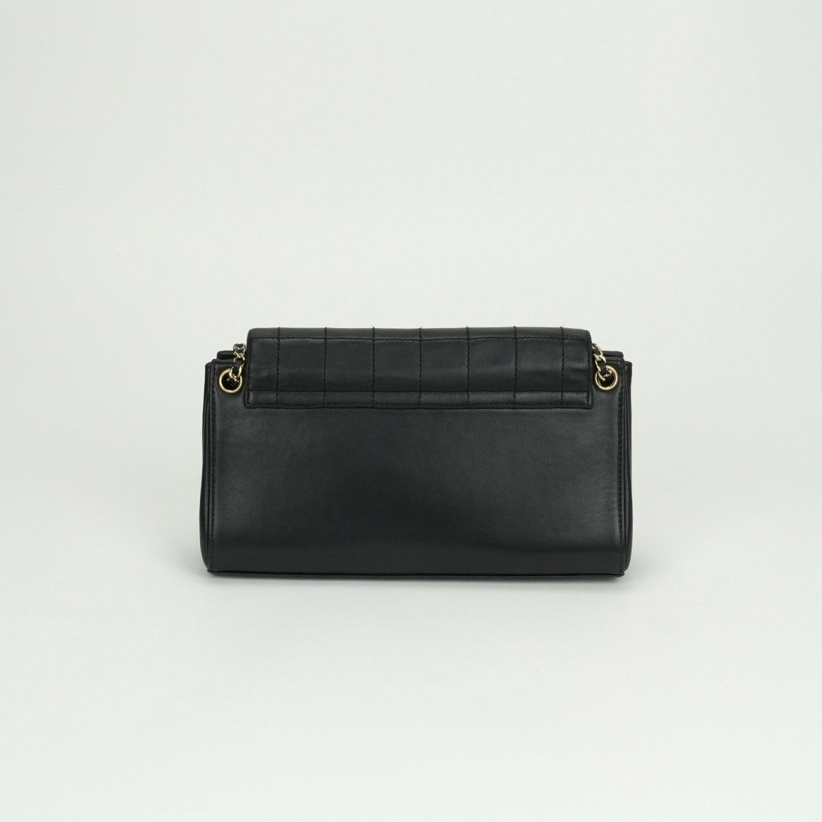 シャネル CHANEL チョコバー 2.55 バッグ ショルダーバッグ ラムスキン ブラック 黒 ゴールド金具 チェーンショルダーバッグ