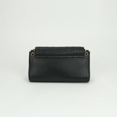 シャネル CHANEL チョコバー 2.55 バッグ ショルダーバッグ ラムスキン ブラック 黒 ゴールド金具 チェーンショルダーバッグ