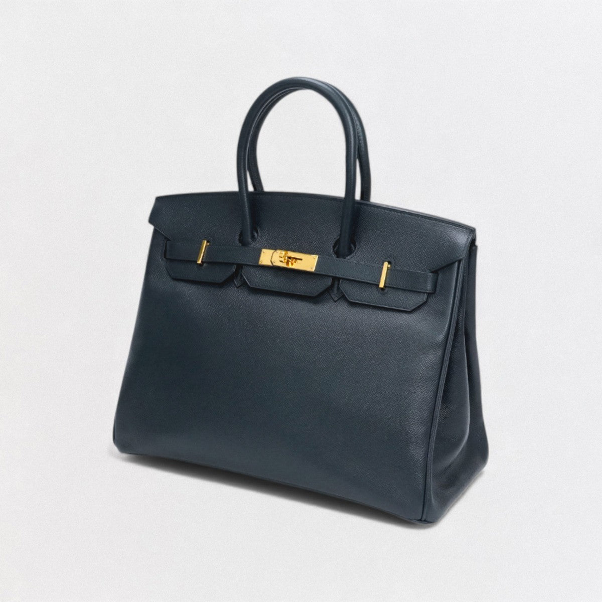 エルメス HERMES バーキン35 バーキン 35 バッグ トートバッグ クシュベル ネイビー Navy ブルー Blue 紺 ゴールド金具 ハンドバッグ ヴォーエプソン エプソン