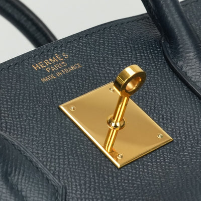 エルメス HERMES バーキン35 バーキン 35 バッグ トートバッグ クシュベル ネイビー Navy ブルー Blue 紺 ゴールド金具 ハンドバッグ ヴォーエプソン エプソン