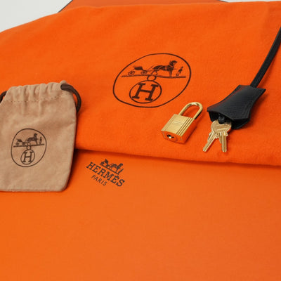 エルメス HERMES バーキン35 バーキン 35 バッグ トートバッグ クシュベル ネイビー Navy ブルー Blue 紺 ゴールド金具 ハンドバッグ ヴォーエプソン エプソン