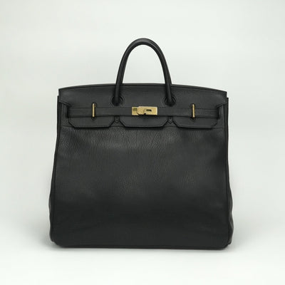 エルメス HERMES オータクロア45 オータクロア 45 バッグ トートバッグ アルデンヌ ノワール Noir ブラック black 黒 ゴールド金具