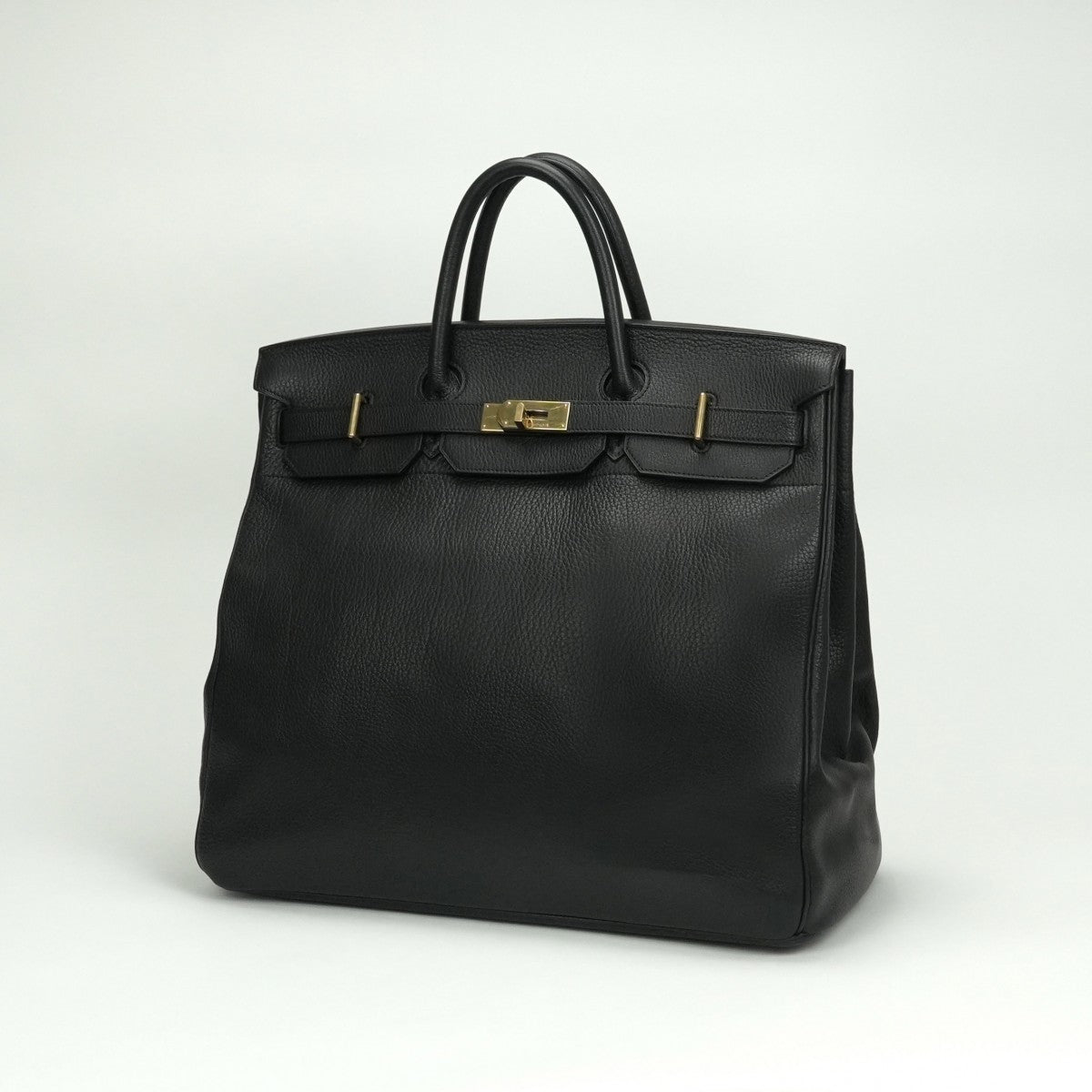 エルメス HERMES オータクロア45 オータクロア 45 バッグ トートバッグ アルデンヌ ノワール Noir ブラック black 黒 ゴールド金具