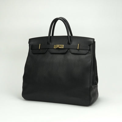 エルメス HERMES オータクロア45 オータクロア 45 バッグ トートバッグ アルデンヌ ノワール Noir ブラック black 黒 ゴールド金具