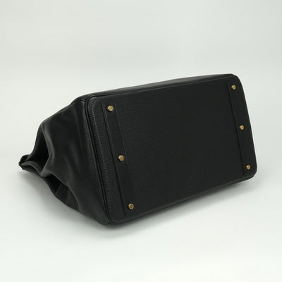 エルメス HERMES オータクロア45 オータクロア 45 バッグ トートバッグ アルデンヌ ノワール Noir ブラック black 黒 ゴールド金具