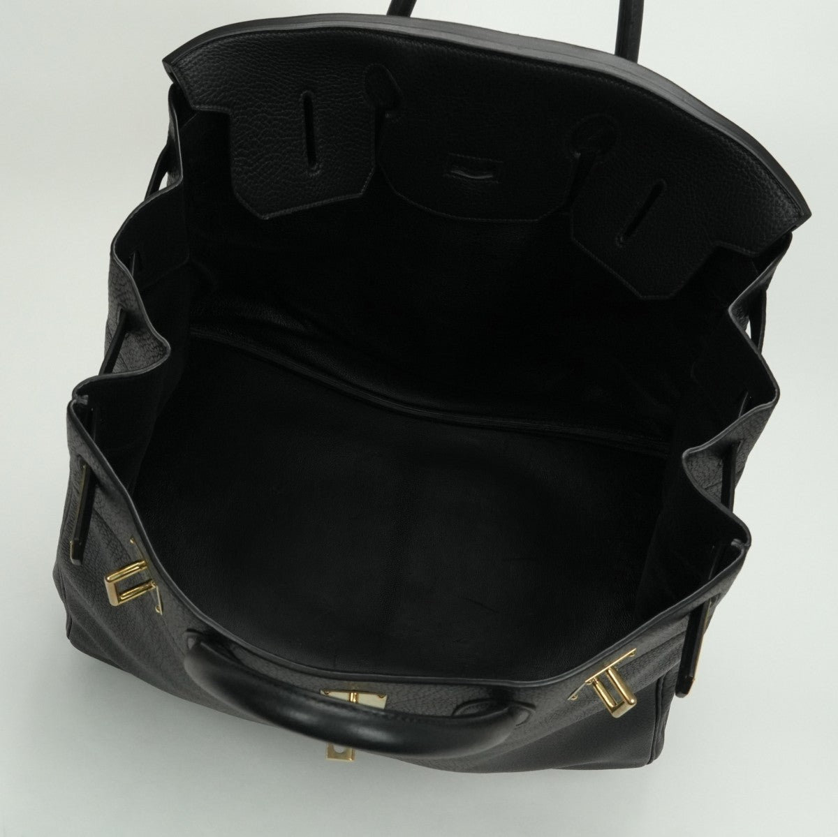 エルメス HERMES オータクロア45 オータクロア 45 バッグ トートバッグ アルデンヌ ノワール Noir ブラック black 黒 ゴールド金具