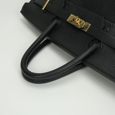 エルメス HERMES オータクロア45 オータクロア 45 バッグ トートバッグ アルデンヌ ノワール Noir ブラック black 黒 ゴールド金具