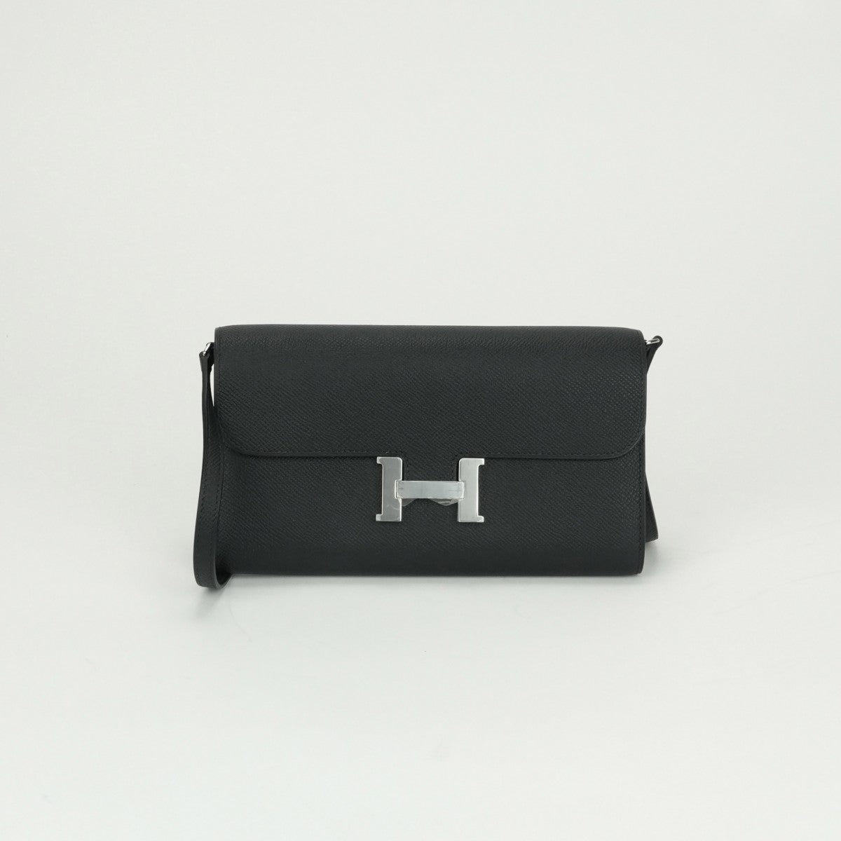 エルメス HERMES コンスタンストゥーゴー コンスタンス トゥーゴー 財布 長財布 ロングウォレット エプソン ノワール noir ブラック black 黒 シルバー金具 ヴォーエプソン