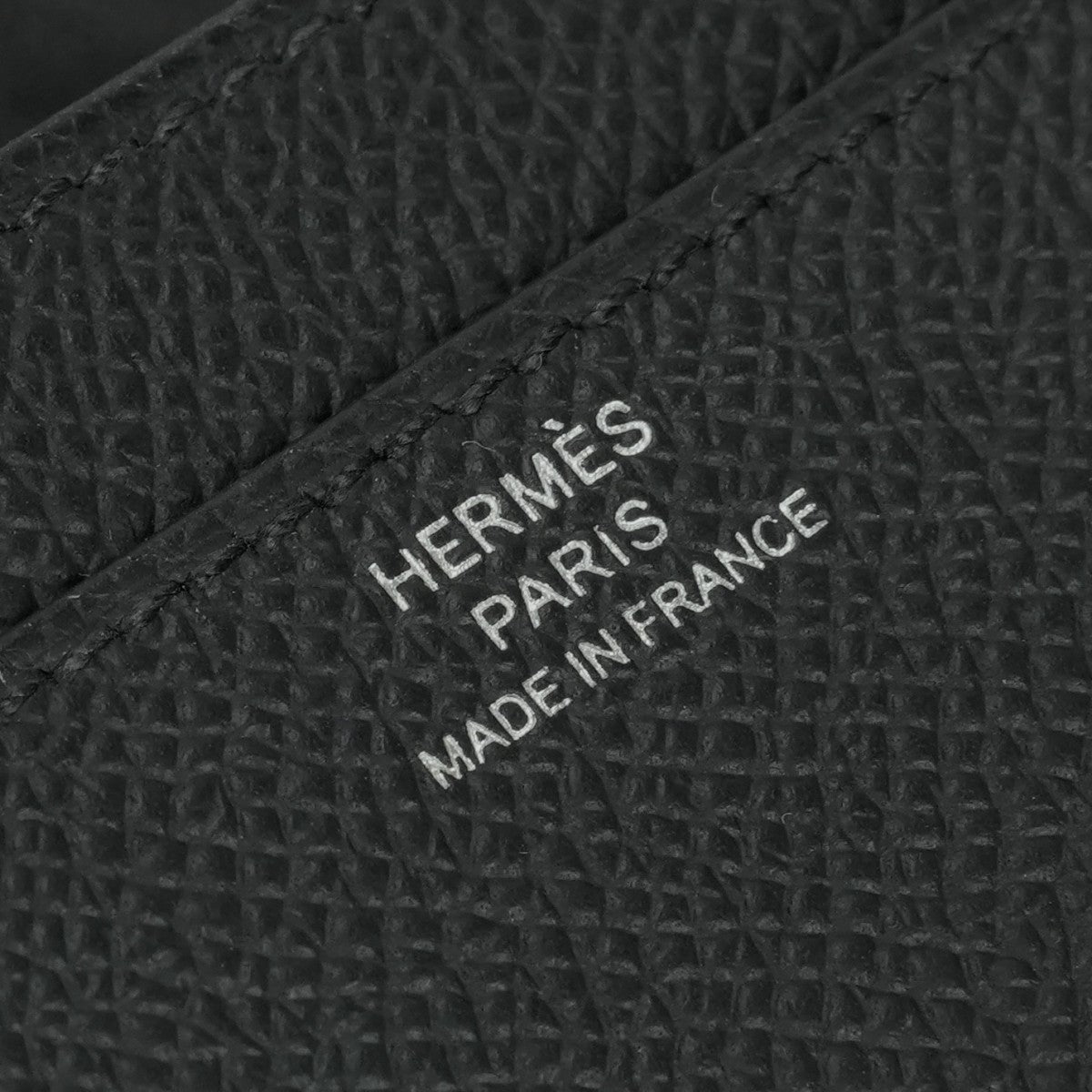 エルメス HERMES コンスタンストゥーゴー コンスタンス トゥーゴー 財布 長財布 ロングウォレット エプソン ノワール noir ブラック black 黒 シルバー金具 ヴォーエプソン