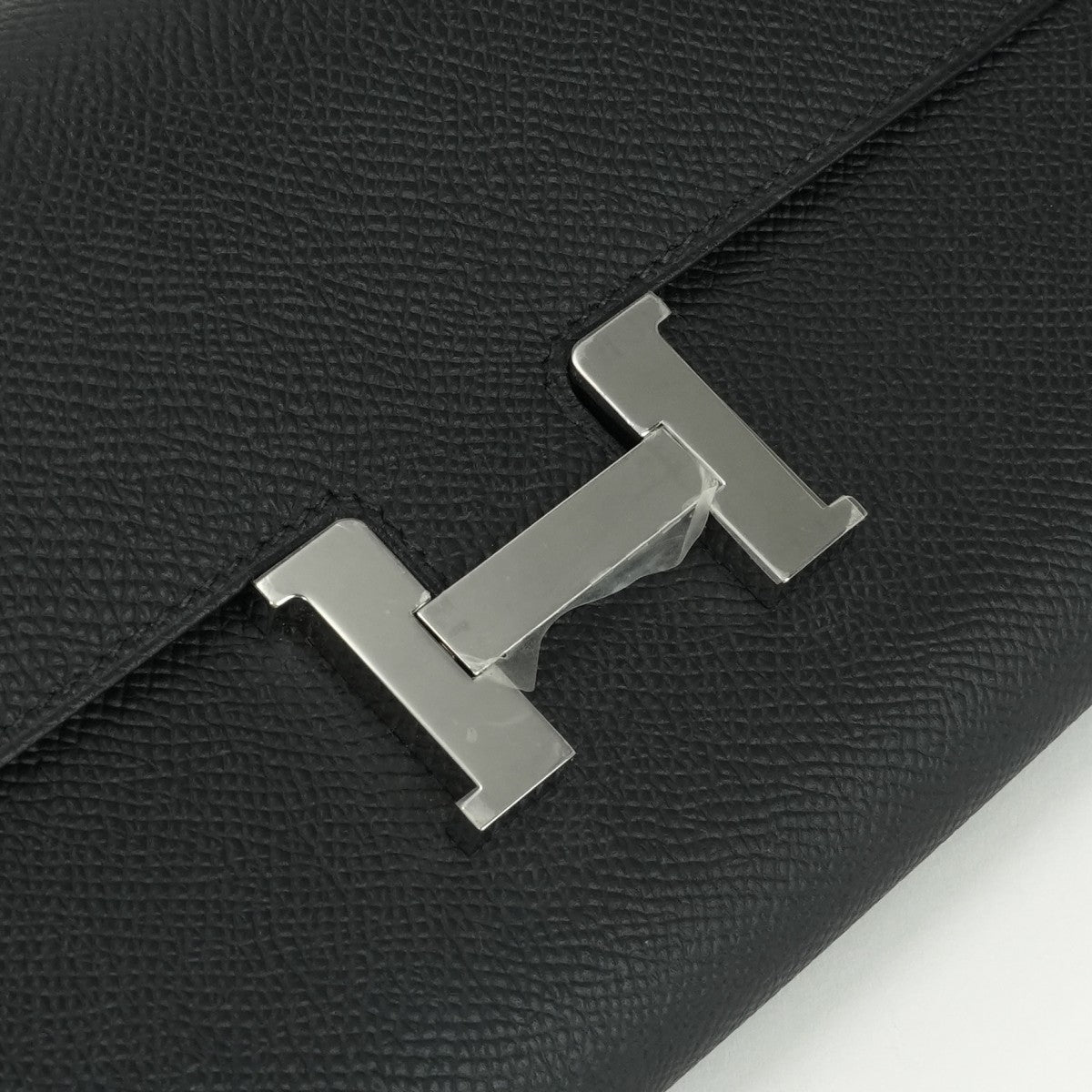 エルメス HERMES コンスタンストゥーゴー コンスタンス トゥーゴー 財布 長財布 ロングウォレット エプソン ノワール noir ブラック black 黒 シルバー金具 ヴォーエプソン