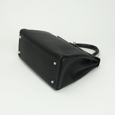 エルメス HERMES ケリー28 ケリー 28 バッグ トートバッグ ショルダーバッグ トゴ ノワール Noir ブラック black 黒 シルバー金具 ハンドバッグ　ショルダーバッグ