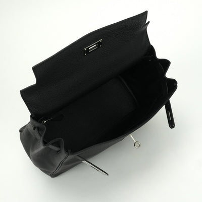 エルメス HERMES ケリー28 ケリー 28 バッグ トートバッグ ショルダーバッグ トゴ ノワール Noir ブラック black 黒 シルバー金具 ハンドバッグ　ショルダーバッグ