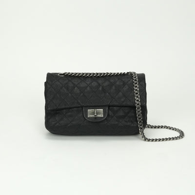 シャネル CHANEL マトラッセ 2.55 バッグ ショルダーバッグ キャビアスキン ブラック 黒 シルバー金具 ショルダーバッグ ハンドバッグ 2WAYバッグ