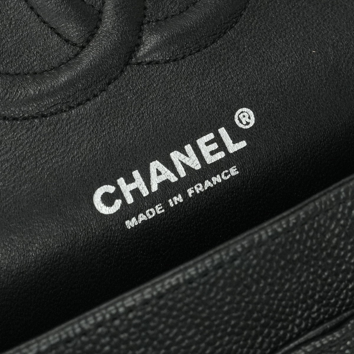 シャネル CHANEL マトラッセ 2.55 バッグ ショルダーバッグ キャビアスキン ブラック 黒 シルバー金具 ショルダーバッグ ハンドバッグ 2WAYバッグ