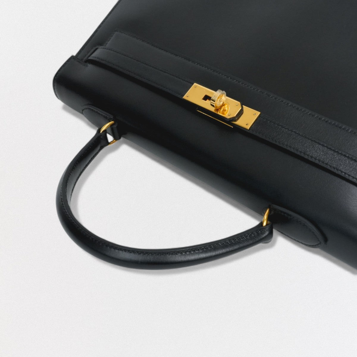 エルメス HERMES ケリー35 ケリー 35 バッグ トートバッグ ショルダーバッグ ボックスカーフ ノワール Noir ブラック Black 黒 ゴールド金具 ハンドバッグ 外縫い 2WAYバッグ