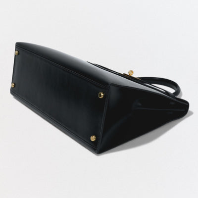 エルメス HERMES ケリー35 ケリー 35 バッグ トートバッグ ショルダーバッグ ボックスカーフ ノワール Noir ブラック Black 黒 ゴールド金具 ハンドバッグ 外縫い 2WAYバッグ