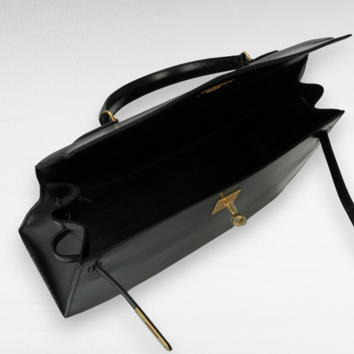 エルメス HERMES ケリー35 ケリー 35 バッグ トートバッグ ショルダーバッグ ボックスカーフ ノワール Noir ブラック Black 黒 ゴールド金具 ハンドバッグ 外縫い 2WAYバッグ