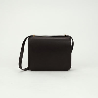 HERMES 헤르메스 Constance 3 mini 18 Constance 3 Mini 18 백 숄더백 Evercalf 카페 브라운 브라운 브라운 골드 하드웨어 Evercalf