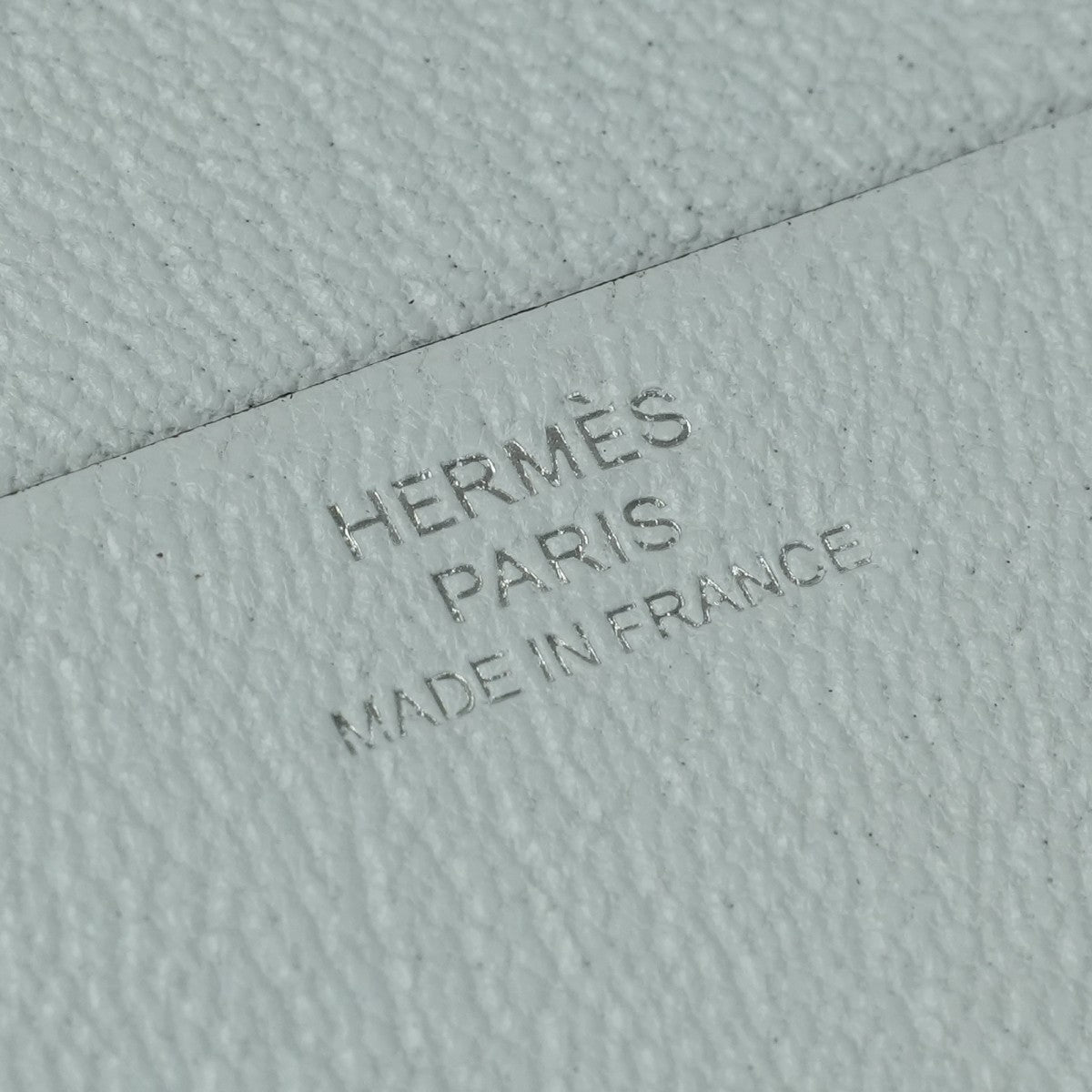 エルメス HERMES ベアンコンビネ ベアン コンビネ 財布 三つ折り財布 ミニ財布 ミニウォレット シェブルミゾル ブループリュム Bleu Plume ブルー blue 青 水色 シルバー金具 シェーブル
