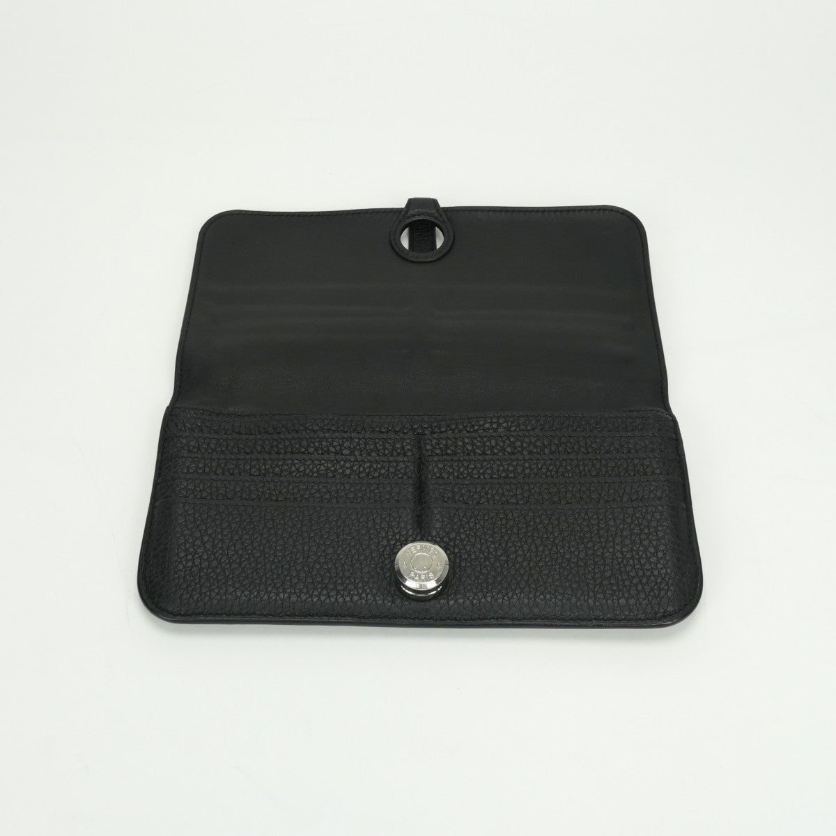 エルメス HERMES ドゴンロング ドゴン ロング 財布 長財布 ロングウォレット トゴ ノワール Noir ブラック BLACK 黒 シルバー金具