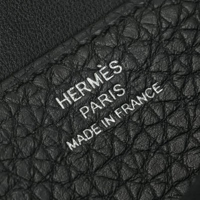 エルメス HERMES ドゴンロング ドゴン ロング 財布 長財布 ロングウォレット トゴ ノワール Noir ブラック BLACK 黒 シルバー金具