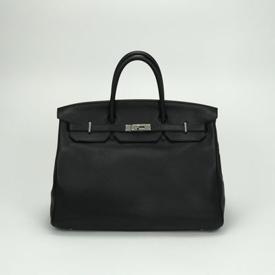 エルメス HERMES バーキン40 バーキン 40 バッグ トートバッグ トゴ ノワール Noir ブラック Black 黒 シルバー金具