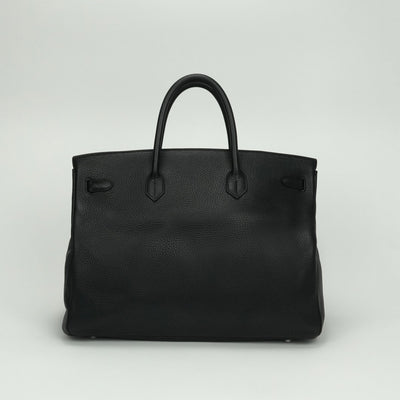 エルメス HERMES バーキン40 バーキン 40 バッグ トートバッグ トゴ ノワール Noir ブラック Black 黒 シルバー金具