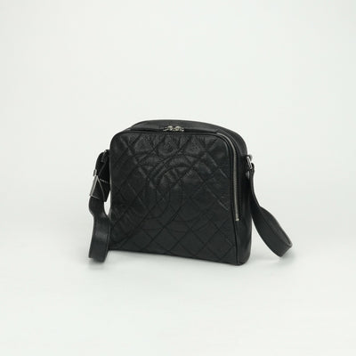 シャネル CHANEL マトラッセ バッグ ショルダーバッグ キャビアスキン ブラック Black 黒 シルバー金具 ココマーク