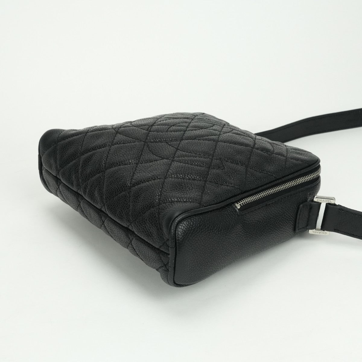 シャネル CHANEL マトラッセ バッグ ショルダーバッグ キャビアスキン ブラック Black 黒 シルバー金具 ココマーク