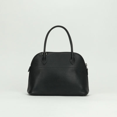 HERMES HERMES Bolide 27 Bolide 27 Bag Tote Bag Evergrain Noir Noir Black Black Silver Hardware Handbag