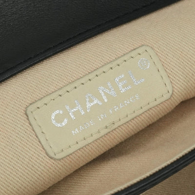 シャネル CHANEL チョコバー 2.55 バッグ ショルダーバッグ レザー ノワール Noir ブラック black 黒 シルバー金具 チョコバー