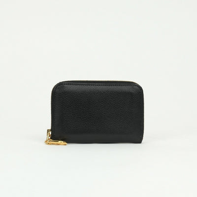エルメス HERMES ジップアンゴー ジップ アンゴー　Zipengo カードケース カード入れ パスケース エバーカラー ノワール Noir ブラック Black 黒 ゴールド金具