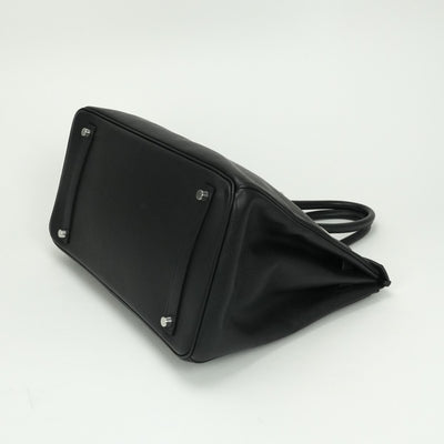 エルメス HERMES バーキン 35 バーキン35 バッグ トートバッグ ヴォーエプソン ノワール noir ブラック Black 黒 シルバー金具 トートバッグ