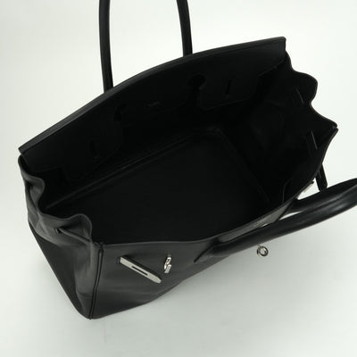 エルメス HERMES バーキン 35 バーキン35 バッグ トートバッグ ヴォーエプソン ノワール noir ブラック Black 黒 シルバー金具 トートバッグ
