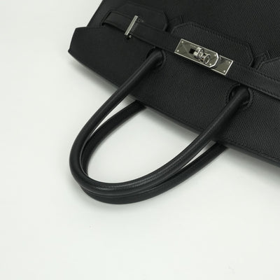 エルメス HERMES バーキン 35 バーキン35 バッグ トートバッグ ヴォーエプソン ノワール noir ブラック Black 黒 シルバー金具 トートバッグ