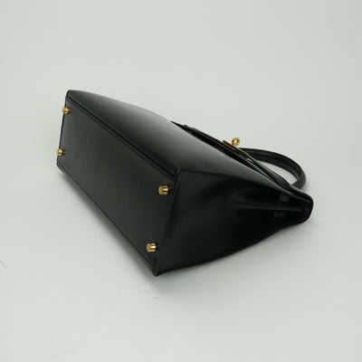 エルメス HERMES ケリー32 ケリー 32 バッグ トートバッグ ショルダーバッグ ボックスカーフ ノワール noir ブラック black 黒 ゴールド金具 ハンドバッグ 外縫い 2WAYバッグ
