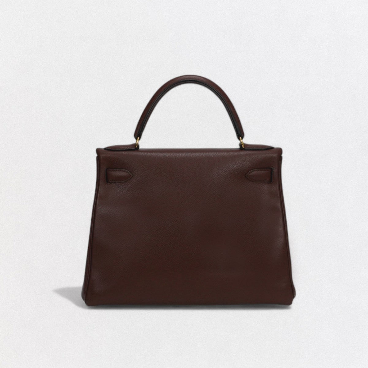 HERMES 爱马仕 Kelly 28 Kelly 28 包袋 手提包 单肩包 Couche Belle Havane 棕色 棕色金色五金手提包 2Way 内部缝制