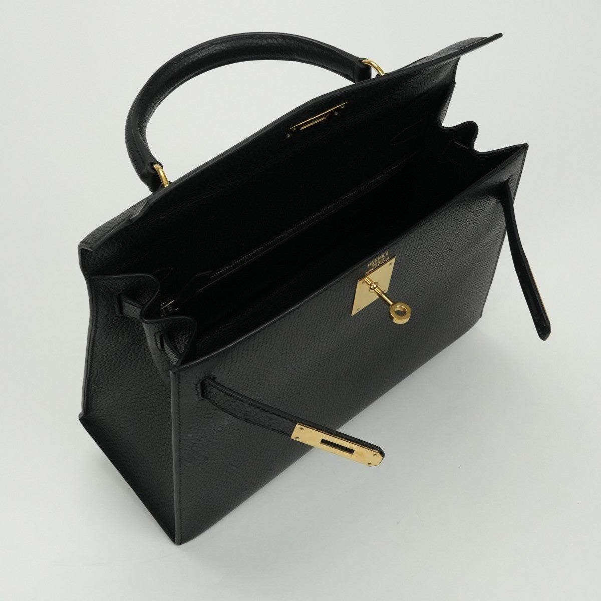 エルメス HERMES ケリー28 ケリー 28 バッグ トートバッグ ショルダーバッグ アルデンヌ ノワール noir ブラック Black 黒 ゴールド金具 ハンドバッグ ショルダーバッグ